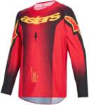 Alpinestars Tricou motocross copii Alpinestars Supertech Scenz roșu-negru-galben (AIM173-0078)