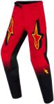 Alpinestars Pantaloni motocross copii Alpinestars Supertech Scenz roșu-negru-galben (AIM174-0064)