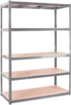 Intenso fém polc- 180 x 120 x 60 cm (5 polc)