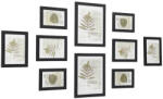 SONGMICS 10 Darabos Fekete Képkeret Szett - Modern Fali Dekoráció (EUZ-RPF310H)