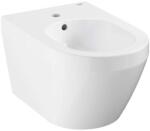 GROHE Euro Ceramic - Falra szerelhető bidé, csapnyílással, alpesi fehér 102487SH00 (102487SH00)