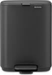 Brabantia Coș de gunoi cu pedală Bo, 4 l, gri închis (237904) Cos de gunoi