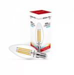 Asalite LED Izzó C35 filament gyertya E14 4W 4000K (400 lumen) (ASAL0122) (ASAL0122)