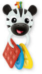 Baby Einstein Zen Shake-a-Shape Zebra Rágóka Csörgővel - BPA Mentes Baba Játék Újszülött Kortól, Fogzási Fájdalom Enyhítésére