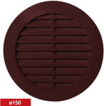  Awenta T23BR kerek fali rács, rovarhálóval, barna színben NA150