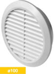  Awenta T30 kerek fali rács, rovarhálóval, fehér színben NA100
