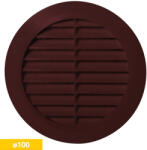  Awenta T30BR kerek fali rács, rovarhálóval, barna színben NA100