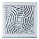  Awenta TX7 négyszögletes fali rács 150X150, rovarhálóval, fehér színben NA125