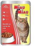 MIAU MIAU marhás alutasakos eledel felnőtt cicáknak 100 g