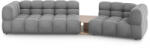 Cosmopolitan Design Canapea Sky cu tapiterie din catifea (COS_SET2R_184_F1_SKY1) Canapea