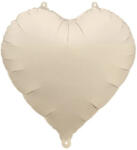 PartyDeco S. r. o Fólia lufi, 18"/45cm, szív, bézs