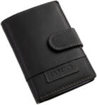 La Scala bőr kártyatartó átkapcsolóval SCA2038/T fekete