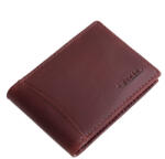 La Scala bőr kártyatartó ADQ30809 bordó