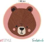 ReStyle Punch kit Bear - hímzés csomag - 17.8cm