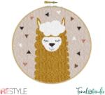 ReStyle Punch kit - drapp alpaca - hímzés csomag - 17.8 cm