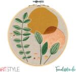 ReStyle Embroidery kit Abstract Nature - hímzés csomag - 17.8 cm