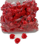  Polifoam rózsa fej virágfej habvirág 4 cm piros habrózsa