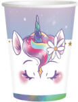 amscan Parpírpohár 2, 5dl 8db, Unikornis, Unicorn, egyszarvú (LUFI728133)