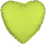 riethmüller Egyszínű szív fólia lufi 18" 45cm Neon Sárga (LUFI327542)