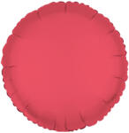 riethmüller Egyszínű kerek fólia lufi 18" 45cm Neon Rózsa (LUFI211042)