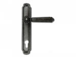 KĽUČKA DRAHOMÍRA mâner Rustic 90mm PZ pentru broască Neagră 90mm cu butuc (2151K22505)