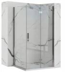 Rea Cabina de dus patrata cu usa pliabila Rea Molier 90x90 crom (KPL-K0539)
