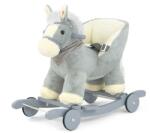 Milly Mally Hăinuță lejeră cu melodie și roți Milly Mally Polly gri Balansoar calut