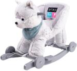 PlayTo Jucărie de leagăn cu melodie şi roţi PlayTo husky Balansoar calut