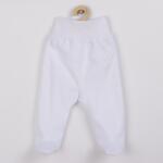 NEW BABY Pantaloni scurţi pentru bebeluşi New Baby Classic II albi, mărime 62 (3-6l)
