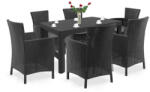 Keter Liowa 6+1 kerti bútor garnitúra szett grafit színben (232300_215526_6)