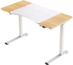 Mirpol HALDEN íróasztal elektromos magasságállítással, 120x60 cm fehér-burlywood (5905610253837) - leziter
