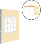 Leziter Kerti pavilon ablakos oldalfal ponyva 3x3 m bézs (LPOPA-30-BEIGE)