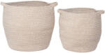 House Nordic Lamas kosarak, pamut, bézs, 2db (4401547) - leziter