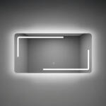 Leziter Ada 120 tükör led világítással 120x60 cm (1013-12060) - leziter