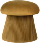 House Nordic Hampton Bársony puff, okkersárga, 41x39 cm (1501224) - leziter