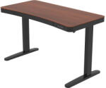 Mirpol HOORN íróasztal elektromos magasságállítással, vezérlőpanellel 120x60 cm fekete-dió (5905610253851) - leziter