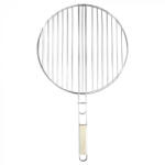 Mirpol Kerek grillrács fa fogantyúval 40 cm (5905610256302)