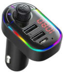 C12 szivargyújtó - USB átalakító, RGB ambient fényekkel (8595503568161)