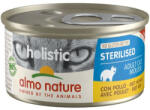 Almo Nature Hrana umeda pentru pisici Almo Nature Holistic Conserva Sterilized Pui, Set 6 X 85 gr