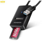 AXAGON ADM2-AM USB-A 10Gbps - Adaptor SSD M. 2 NVMe & SATA, cablu USB-A 10cm