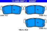ATE set placute frana, frana disc ATE 13.0460-5887.2 (13.0460-5887.2)