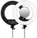 Caruba Round Vlogger 48cm LED szett táskával - fekete (D158611) (D158611)