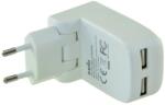 Jupio hálózati kettős USB töltő, összecsukható, 17W-os (UDC0020)