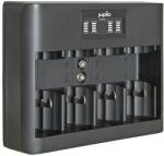 Jupio USB All-In-One töltő (AA/AAA/C/D/9V) LCD visszajelzővel (JBC0150)