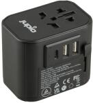 Jupio utazó töltő 2x USB-A 1x USB-C 15.5W (JTA0010)