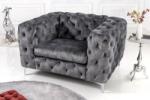 Rococo Design fotel Rococo sötétszürke bársony