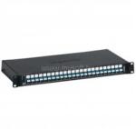 Legrand 032165 24xLC duplex monomódusú 1U-19" fekete LCS3 optikai patch panel (LEGRAND_032165) (LEGRAND_032165)