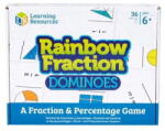 Learning Resources Joc domino - Curcubeul fractiilor (EDUC-LSP2503-UK) Jucarii de constructii magnetice