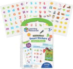 Learning Resources Set activitati educative cu abtibilduri - Litere si sunete (lb. engleza), Varsta recomandata: 3 ani+ (EDUC-LER5512)