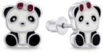 Brilio Silver Eredeti ezüst fülbevaló Panda EA817W